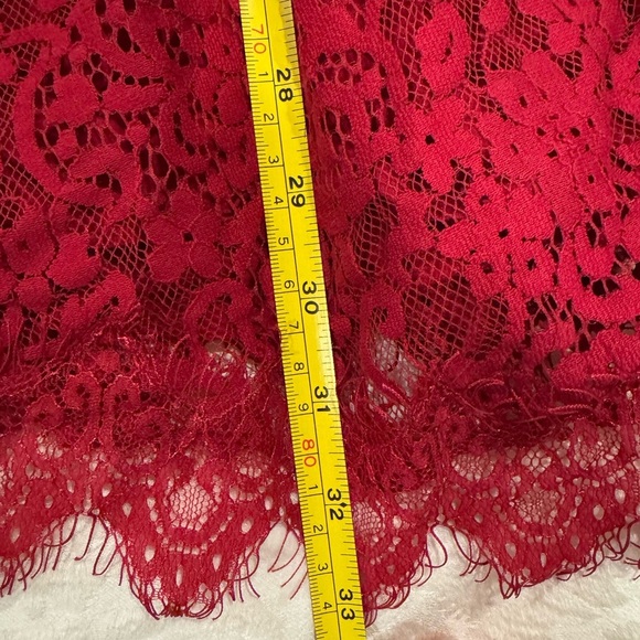 Free people fit and flare open back lace mini dress - Picture 4 of 6